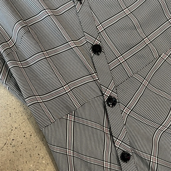 Lewit Black York Check Seam Detail Sleeveless Dress - Picture 5 of 10